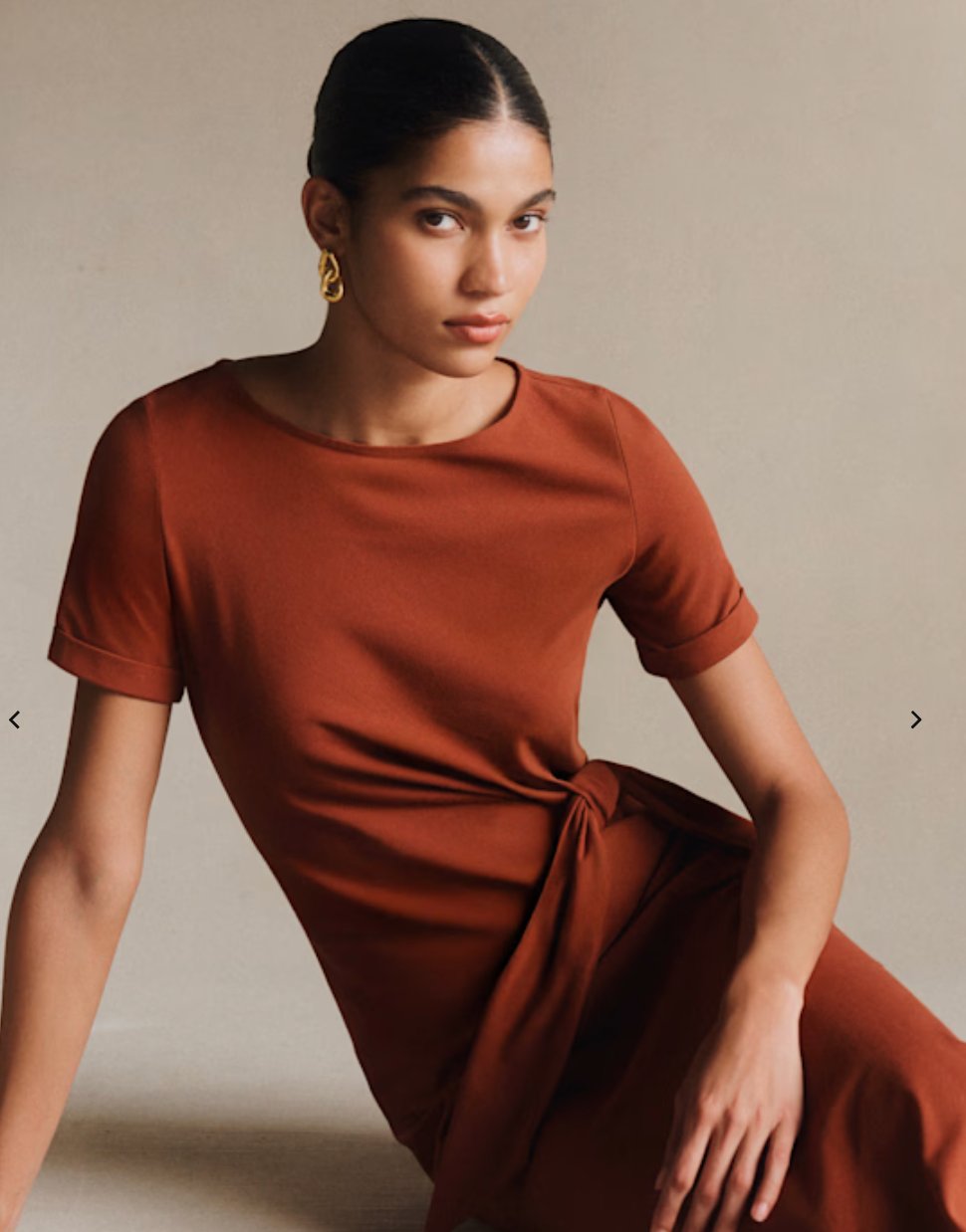 Sézane Cotton Wrap Dress